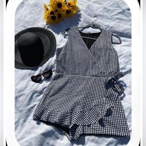 Plaid Romper